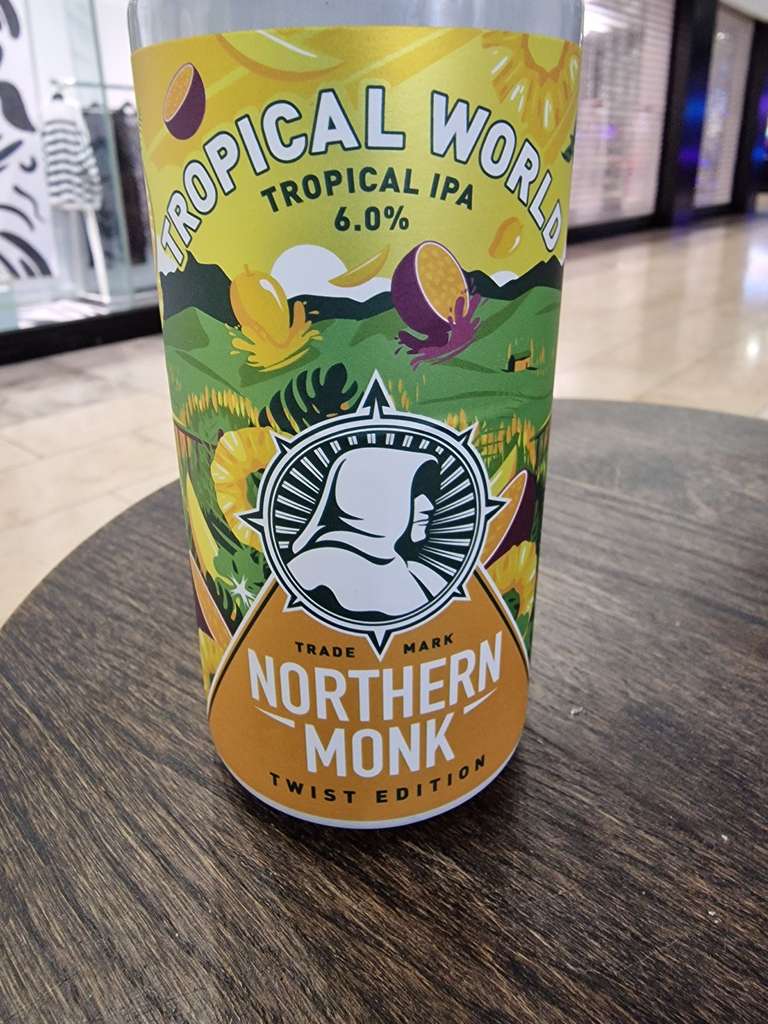 Northern Monk Tropical World 440ml 6% IPA £1.50 in store at Sainsbury's Wandsworth Southside