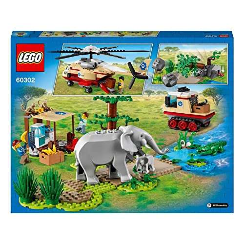 LEGO 60302 City Wildlife Rescue Operation Vet Clinic £47.60 @ Amazon