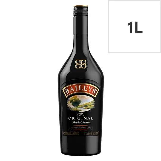 Baileys Original Irish Cream Liqueur Bottle 17% Vol 1L - Clubcard Price