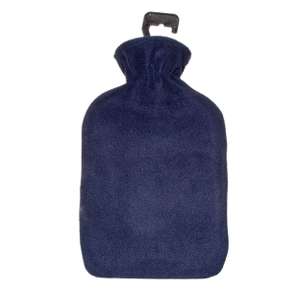 Cassandra Hot Water Bottle with Fleece Cover, 1.8L / Cassadra Hot Water Bottle, Ribbed Surface 1.8L