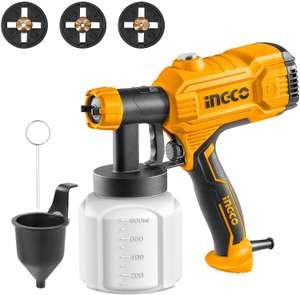 INGCO Fence Paint Sprayer 450W 800ml Corded with 3 Pure Copper Nozzle - £29.99 sold by INGCO UK and Fulfilled by Amazon