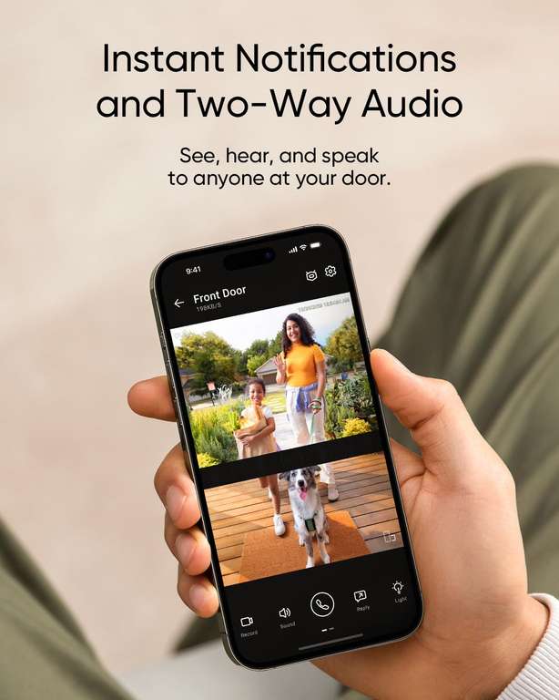 eufy Security Video Doorbell E340 Dual Cameras with Delivery Guard, 2K Full HD Wireless, Wired or Battery - Sold by AnkerDirect UK FBA