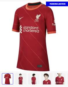 Junior Liverpool Home Shirt 2021 2022