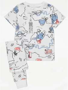 Matching Family Paddington Bear Kids Pyjamas (Free C&C)