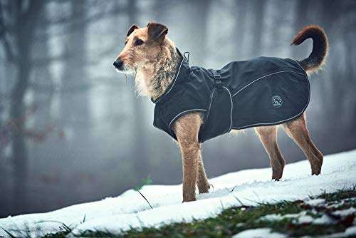 HUNTER Uppsala Dog Coat, 40 cm, Black - £29.36 @ Amazon