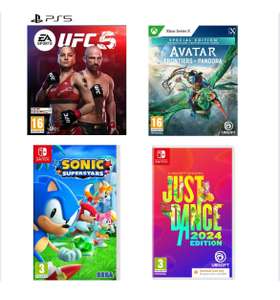 Range of Computer Games & Merchandise extra 20% off with code (incl UFC 5 for £32.80,Avatar Frontiers special edition £36.80) by Game