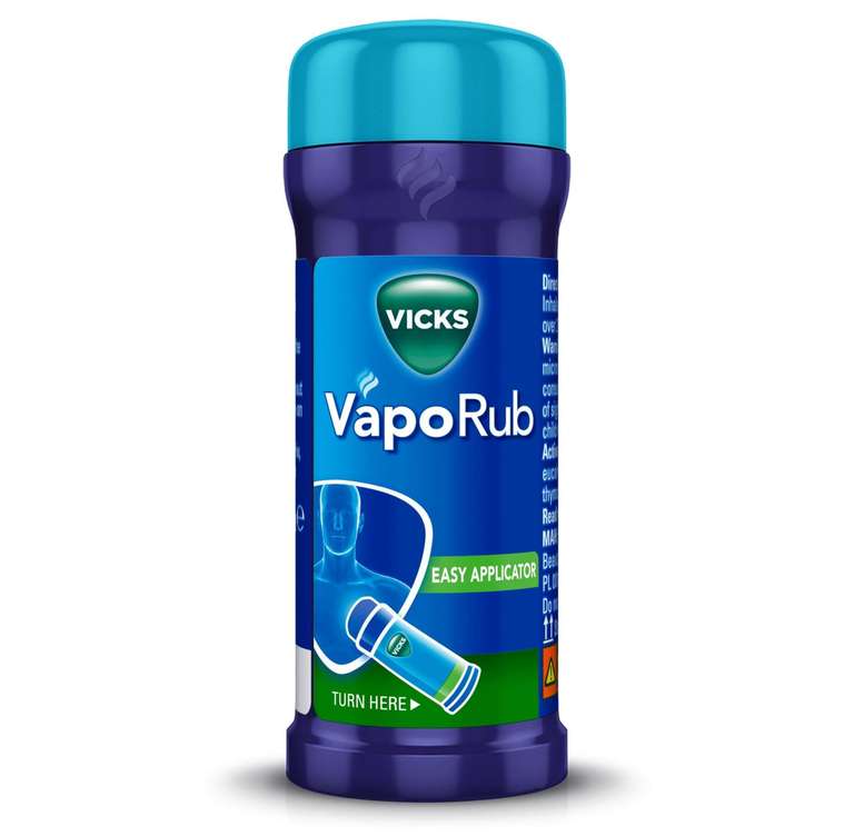 Vicks VapoRub's with Easy Application, Twist and Apply On Chest for 4 ...