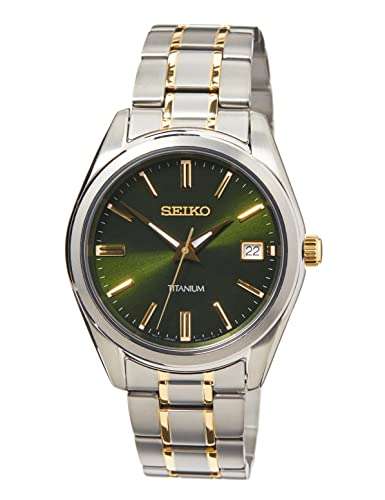 Seiko Men Analog Quartz Watch with Stainless Steel Strap SUR377P1