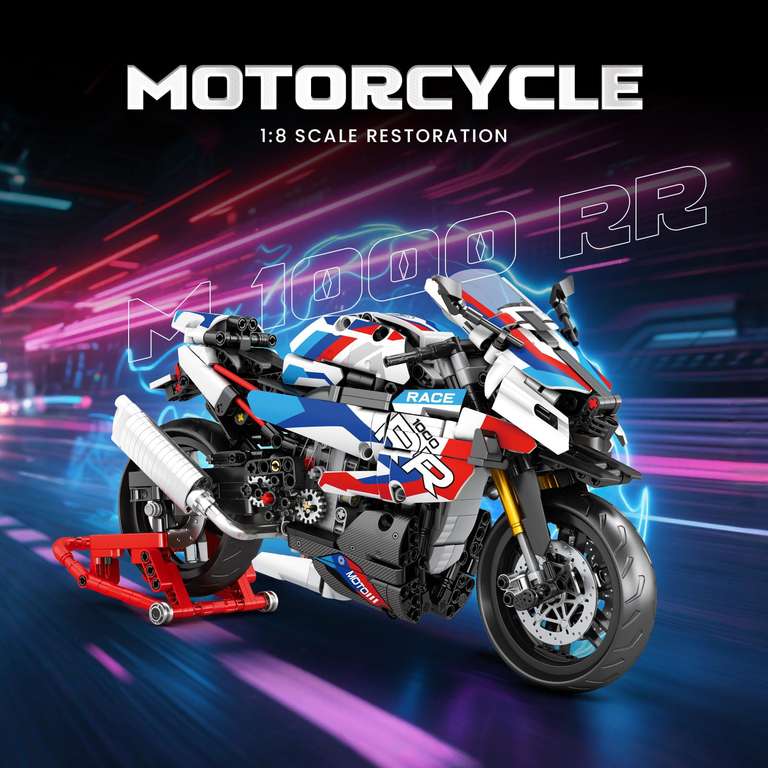 Reobrix 1000 RR Motorbike Building Bricks Set 949 Pcs £42.49 bei ...
