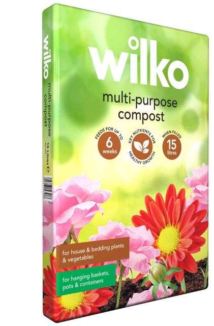 Wilko Multi Purpose Compost 15L free C&C (Limited Stores)