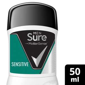Sure sensitive deodorant stick instore Speke