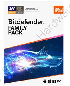 Bitdefender Family Pack, 15 devices, 1 year £17.95 extreme-hardware eBay