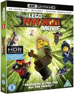 The LEGO Ninjago Movie [4K Ultra HD + Blu-Ray] + Slipcase - £6.99 Delivered @ millersmedia / ebay