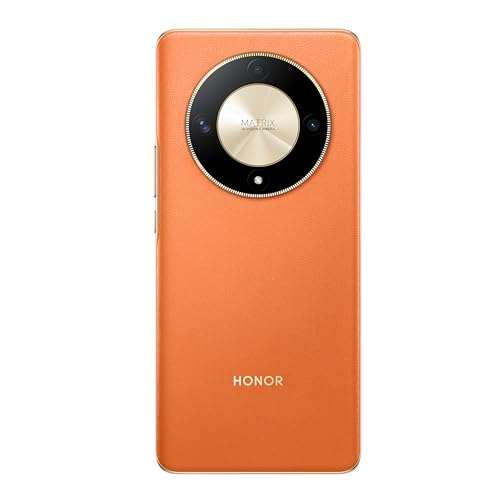 HONOR Magic6 Lite, Sim-Free Mobile Phones, 5G Smartphone, 8GB+256GB, 6,78” Anti-Drop 120Hz Display, 108MP, 5300mAh Battery, Sunrise Orange