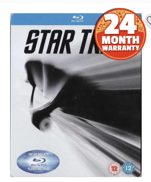 Star Trek Blu-ray 3 disc (Used) Free C&C