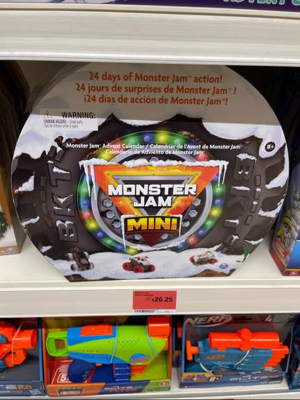 Monster Jam Mini Advent Calendar - Alder Hills
