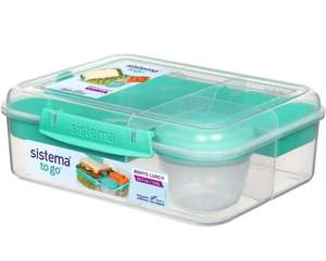 Sistema Bento Box TO GO | Lunch Box with Yoghurt/Fruit Pot | 1.65 L