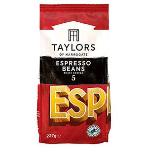 Taylors of Harrogate Especially for Espresso Coffee Beans, 227 g, Pack of 6 £18 / £17.10 Subscribe & Save + 15% Voucher on 1st S&S @ Amazon