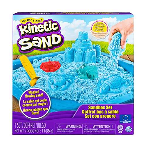 Kinetic Sand Sandcastle Set Non-Toxic Educational and Creative Sensory Play Sand Toys (Boys & Girls Aged 3+) - £6 @ Amazon