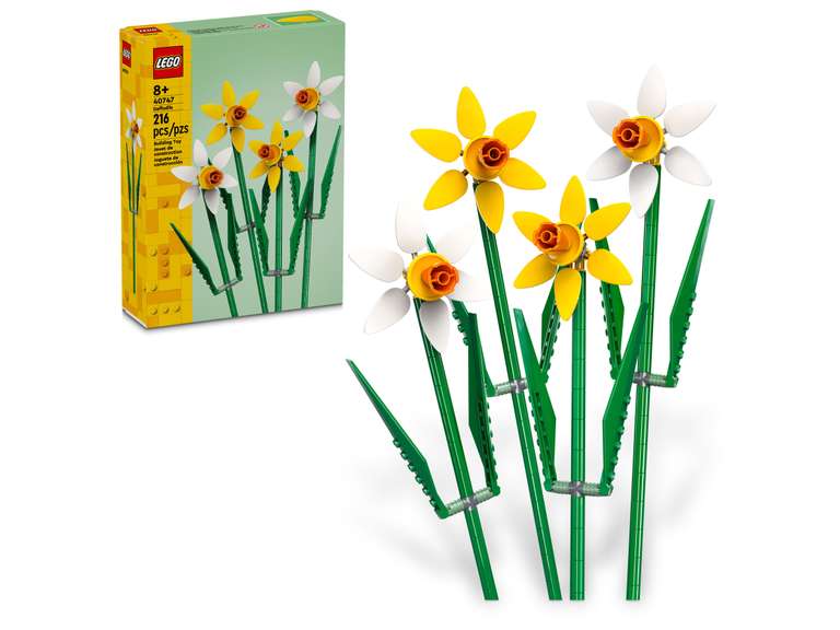 Lego Daffodils 40747 and Lego Lotus Flowers 40647 instore Grantham