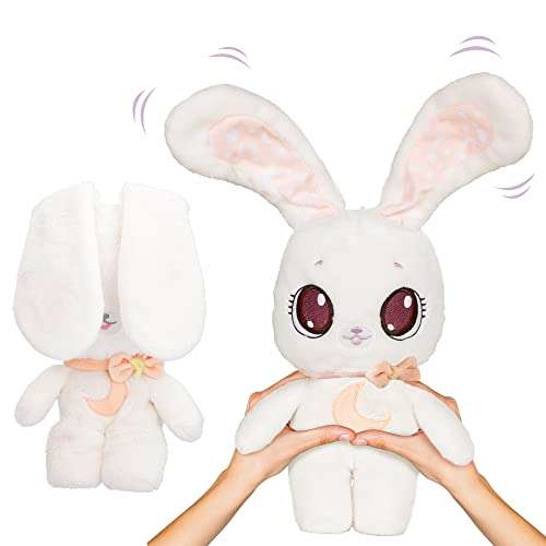 PEEKAPETS White Bunny | Funny, sweet and soft Plush toy - £7.17 @ Amazon