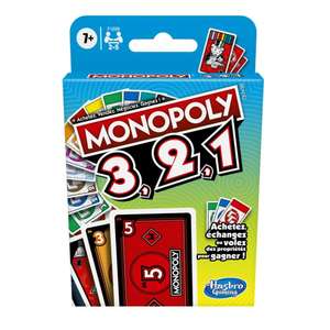 Monopoly Bid Game, Quick-Playing Card Game For 4 Players, Game For Families And Kids Ages 7 And Up