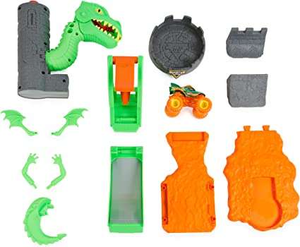 Monster Jam, Dueling Dragon Playset with Exclusive 1:64 Scale Dragon Monster Truck - £10 @ Amazon