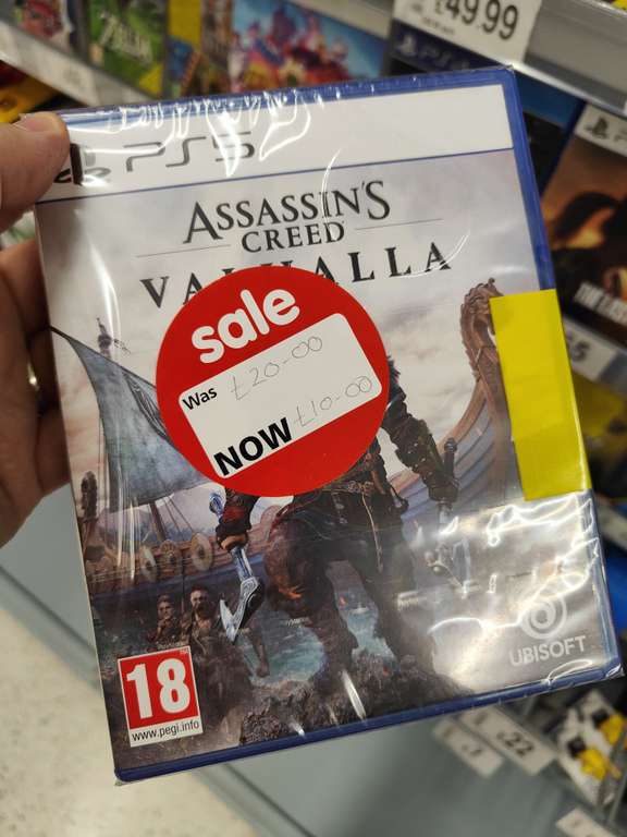 Various Games Reduced at in store ASDA @ Llandudno including Horizon (PS4) £7, Far Cry (Xbox) £11, Assassin's Creed (PS5) £10
