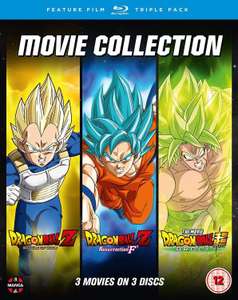Dragon Ball Movie Trilogy (Battle Of Gods, Resurrection F, Broly) [Blu-ray] - £11.99 @ Amazon