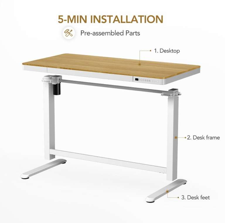 Flexispot Comhar EW8 All-in-One Standing Desk - £234.99 w/ Newsletter Sign Up