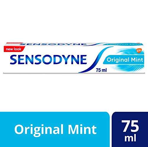 Sensodyne Sensitive Toothpaste Daily Care Original Mint, 75 ml - £1.95 (dispatched within 2 to 4 week) @ amazon