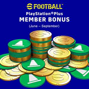 eFootball 2022 PlayStation Plus Member FREE Bonus (June-September) - 300 eFootball Coins, Exp. 4000 x23 @ Playstation Store