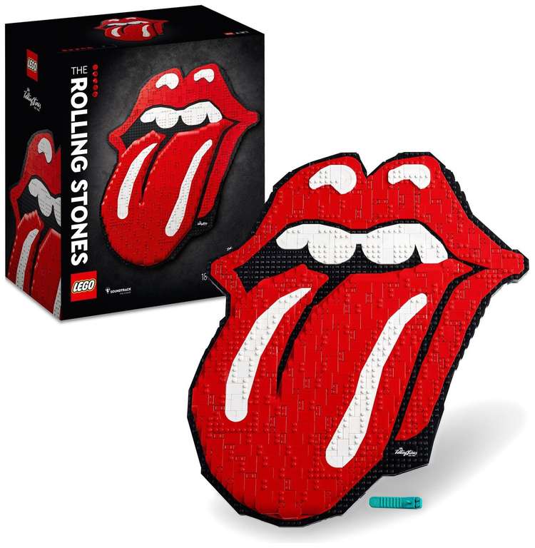LEGO Art The Rolling Stones Logo Wall Décor Crafts Set 31206 £97.50 Free Collection @ Argos