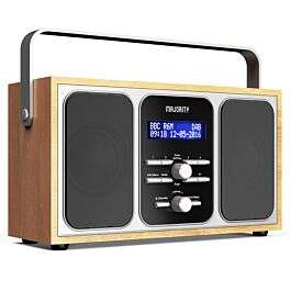 Majority Girton 2 Portable Digital DAB+ Radio & Alarm Clock - Oak £29.99 (free click & collect / £4.95 Delivery) @ Robert Dyas