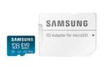 Samsung Evo Select 128GB x2 plus SD Adapter Card