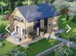 Log Cabin House ASTRID S (44 mm + Cladding), 120 m² £38061 (GB delivery) @ Quick Garden
