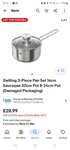 Zwilling 3-Piece Pan Set 16cm Saucepan 20cm Pot & 24cm Pot (Damaged Packaging) - Sold By Home Of Brands