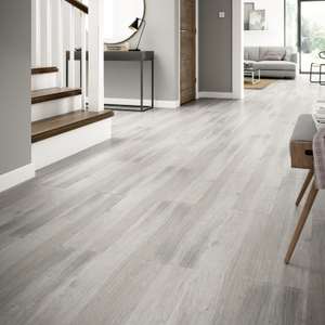 Arreton Light Grey Oak 12mm Laminate Flooring (£13/m2) 1.48m2 - £19.24 (Free Collection) @ Wickes