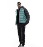 The North Face Lauerz Synthetic Puffer Jacket in Green and Black