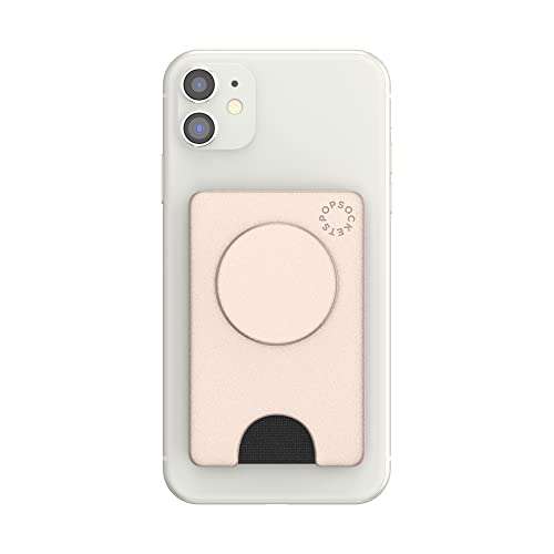 PopSockets PopWallet+ with Integrated Swappable PopTop for Smartphones and Tablets