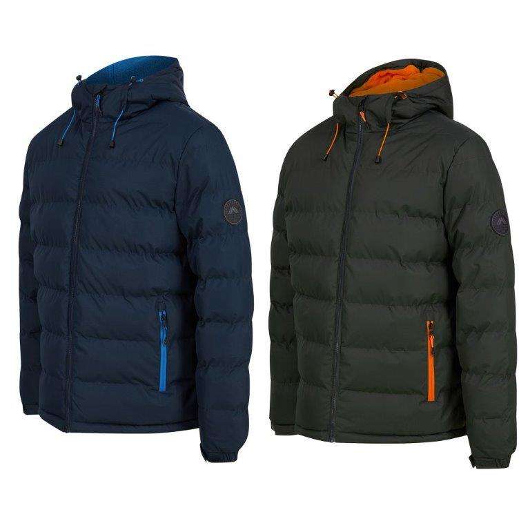 Micro-Fleece Lined Quilted Puffer Jacket with Hood with Code