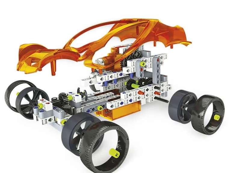 Clementoni Science Museum - Mechanics & engineering Laboratory Toy car. 250 components. Age 8+