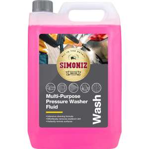 Simoniz Multi Purpose Pressure Washer Fluid 5L - Via App First Order Discount - Free Click & Collect