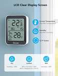 Govee Room Thermometer Hygrometer, Bluetooth Digital Indoor Humidity Meter with Smart Alert and Data Storage £10.99 w/voucher @ Amazon/Govee