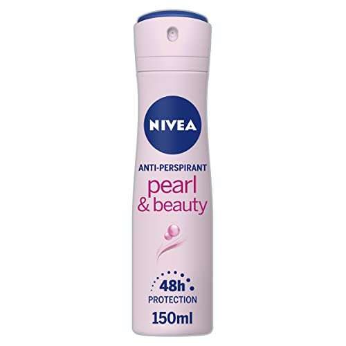 Nivea Anti-Perspirant Pearl & Beauty, 150ml £1.25 / £1.13 Subscribe & Save @ Amazon