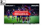 Philips 65PUS8008 65 inch 4K UHD HDR Ambilight Smart LED TV + 2 Year Warranty (VIP Member Price, Free Sign Up)