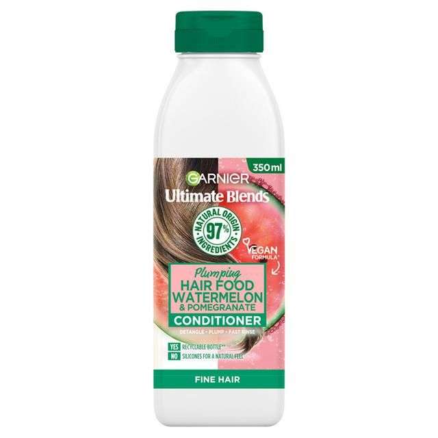 Garnier Ultimate Blends Plumping Hair Food Watermelon Conditioner for Fine Hair 350ml £2.75 @ Sainsbury's