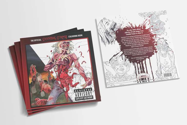 The Official Cannibal Corpse Colouring Book Paperback – Coloring Book, 1 Dec. 2023