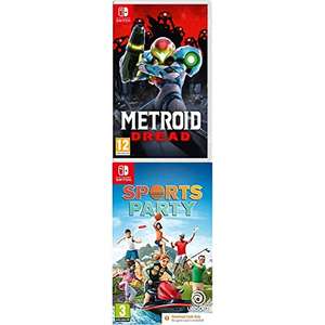 Metroid Dread (Nintendo Switch) + Sports Party (Code in Box) (Nintendo Switch) £42.99 @ Amazon