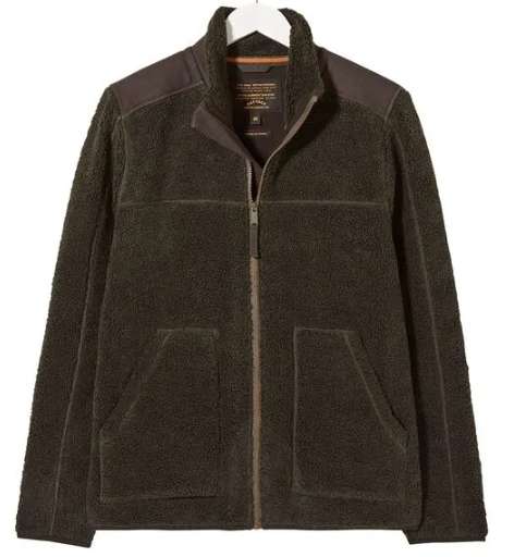 FatFace Mens Hale Fleece Zip-Thru Jacket (Dark Umber) - £17.59 with code + delivery @ Sportpursuit